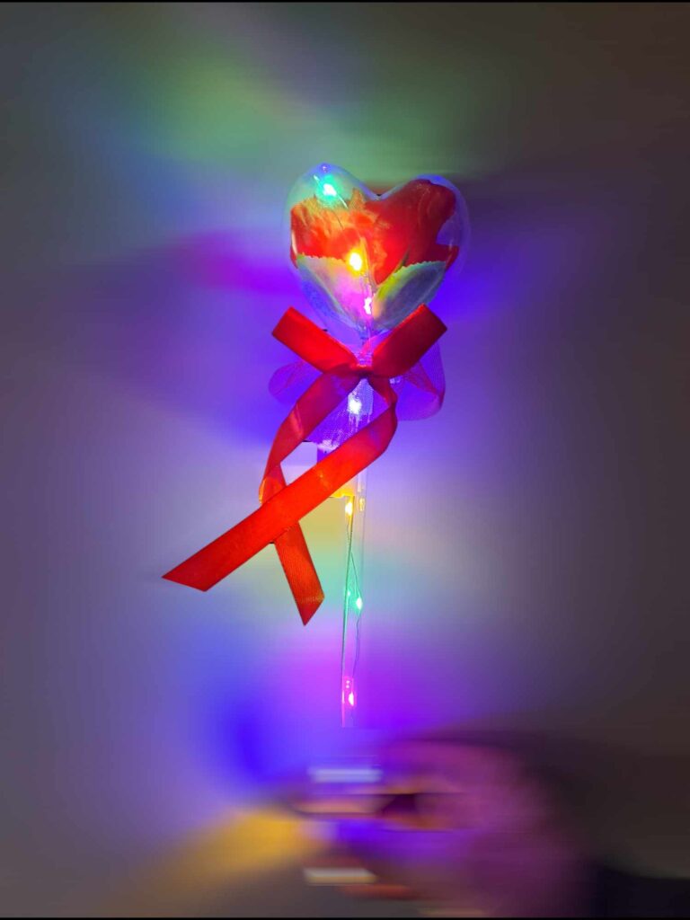 Ledes rózsa szívben 37 cm-es - Image 3